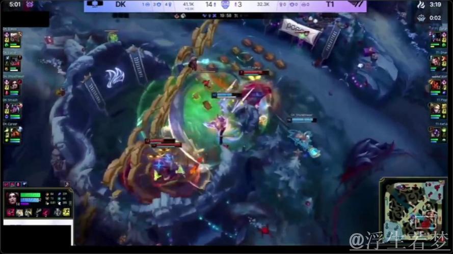 Siwoo安蓓萨三杀绝境翻盘,DK小龙团大胜T1完成2换5团灭 Siwoo安蓓萨三杀绝境翻盘,DK小龙团大胜T1完成2换5团灭